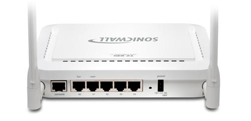 SonicWall TZ 105 Wireless Series - Back View