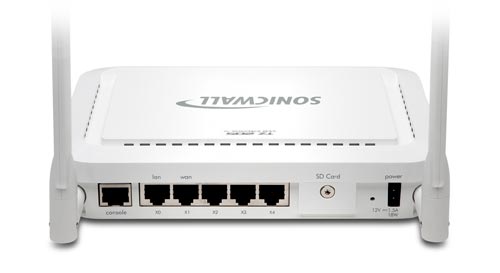 SonicWall TZ 205 Wireless Series - Back View