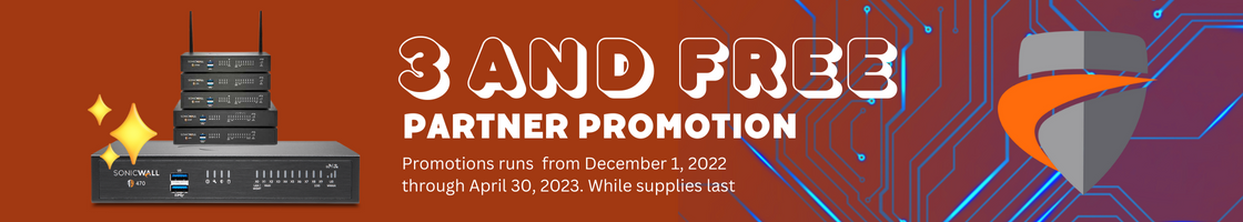 SonicWall 3 and Free Promotion