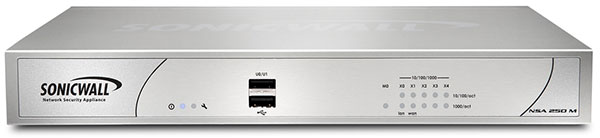 SonicWall NSA 250M Appliance